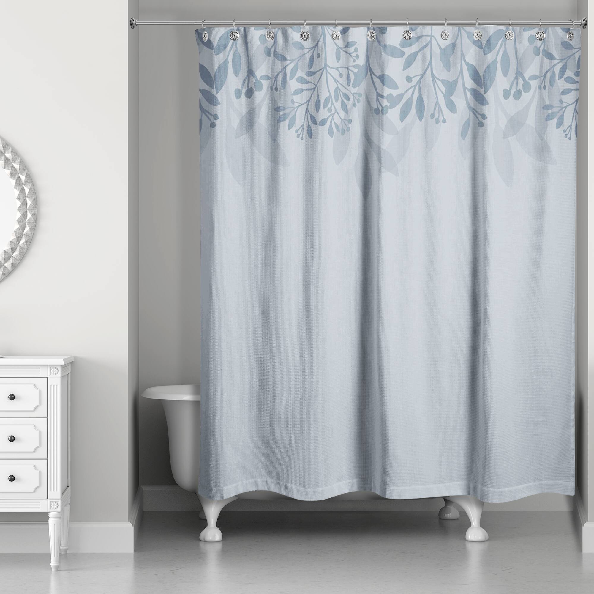 Floral Banner Shower Curtain